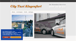 Desktop Screenshot of klagenfurt-taxi.com